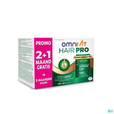 Omnivit Hair Pro 180cp PROMO 1 mois gratuit - Vitamine Anti-chute Cheveux