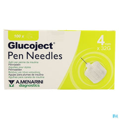 Glucoject Pen Needles 4mm 32g