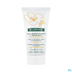 Klorane - Crème dépilatoire apaisante à l'Amande douce- Visage et zones sensibles