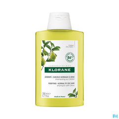 Klorane - Shampoing Légèreté à la pulpe de Cédrat - Cheveux normaux regraissant vite - Assainissant