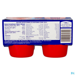 Delical Creme Dessert La Floridine Fraise 4x200g