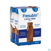 Fresubin 2 Kcal Fibre Drink Chocolat Fl 4x200ml