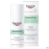 DermoPure HYDRA Crème Compensatrice Apaisante Acné Peau à Imperfections avec pompe 50ml