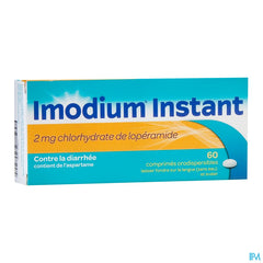 Imodium® Instant, une aide rapide et pratique en cas de diarrhée, 60 comprimés orodispersibles