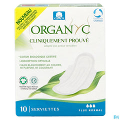 Organyc Serviettes Normal Coton Bio 10