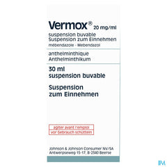 Vermox Susp 30ml 2%