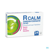 R CALM dimenhydrinate 24 comprimés - nausées, vomissements et mal de transports