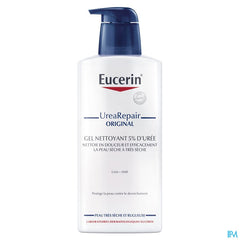 UreaRepair Original Gel Nettoyant 5% d'Urée Peau Très Sèche et Rugueuse avec pompe Visage et Corps 400ml