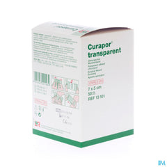 Curapor Transparent Steril 7cmx 5cm 50 13101