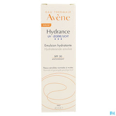 Eau Thermale Avène HYDRANCE UV LÉGÈRE Émulsion hydratante SPF30 -Peaux sensibles normales à mixtes