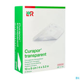 Curapor Transparent Steril 10cmx 8cm 25 13102