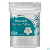 Careway Maxi Pads 100% Coton 60