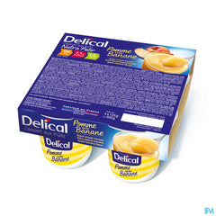 Delical Nutra Pote Pomme Banane 4x125g