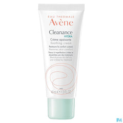 Eau Thermale Avène CLEANANCE HYDRA Crème apaisante - Restaure le confort cutané - Peaux à imperfections irritées et desséchées par des traitements