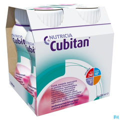 Cubitan Goût Fraise Bouteilles 4x200ml