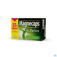 Magnecaps Relax Magnésium 170mg & Vit B & Taurine + 25% GRATUIT - 56 + 14 comprimés