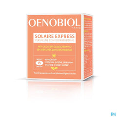 Oenobiol Solaire Express 15 capsules - peau & bronzage sublimés, Préparation solaire accélérée en 15 jours