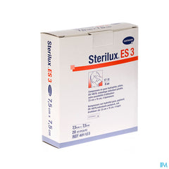 Sterilux Es3 Cp Ster 8pl 7,5x7,5cm 20 2050171