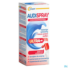 Audispray Ultra 20 ml Traitement et élimination des bouchons d'oreille et de cérumen