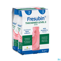 Fresubin Thickened Level 3 Drink Fraise 4x200ml