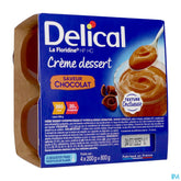 Delical Creme Dessert La Floridine Chocolat 4x200g