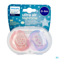 Philips Avent Sucette +0m Air Night Girls