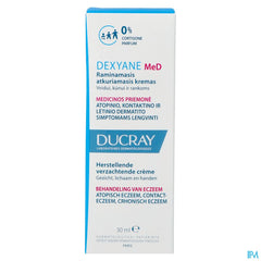Ducray DEXYANE MeD - Crème réparatrice apaisante - Crème eczéma apaise les démangeaisons