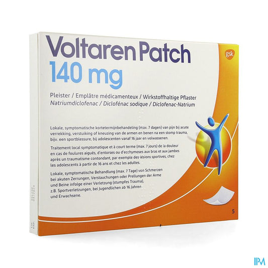 Voltaren Patch 140mg Emplatre Medicamenteux 5