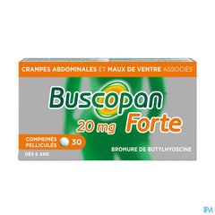 Buscopan Forte 20mg Comp 30 - crampes et maux de ventre