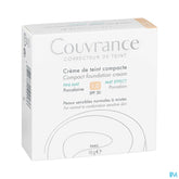 Eau Thermale Avène - Couvrance Crème de teint compacte Fini mat Porcelaine