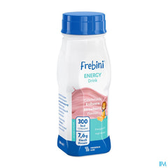 Frebini Energy Drink Enfants Fraise Fl 4x200ml