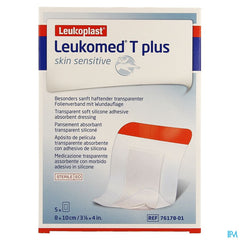 Leukomed T Plus Skin Sens. 8cmx10cm 5 7617801