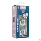 Bibs 1 Sucette Duo Glowindark Sage/cloud 2