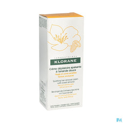 Klorane - Crème dépilatoire apaisante à l'Amande douce- Visage et zones sensibles