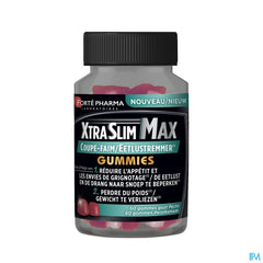 XTRASLIM MAX GUMMIES COUPE FAIM 60 GOMMES