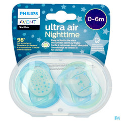 Philips Avent Sucette +0m Air Night Boy