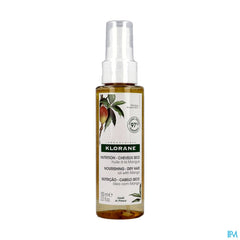 Klorane - Huile à la Mangue – Nutrition - Cheveux secs