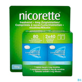 Nicorette Freshmint 4mg Comp A Sucer S/sucre 80 Nf