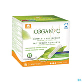 Organyc Tampon Compact Super Plus Coton Bio 16