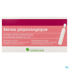 Marque V Serum Physiologique Unidoses 40x5ml