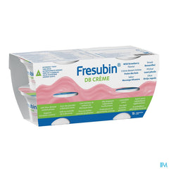 Fresubin Db Creme Fraise De Bois Pot 4x125g