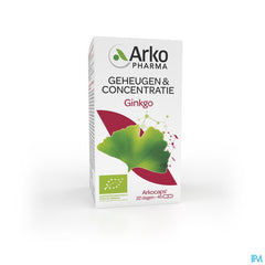 Arkopharma Arkogélules Ginkgo Mémoire Et Concentration Bio 45 Gélules
