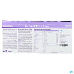 Fortimel Extra Vanille 2kcal Complément Nutritionnel Dénutrition Promopack 4+1 5x200ml