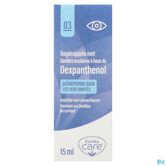 Eureka Care Collyr.yeux Irri.dexpanth.prov.b5 15ml