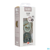 Bibs 3 Sucette Duo Sage Hunter Green