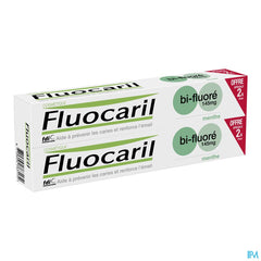 Fluocaril Dentifrice Bi-fluore 145 Menthe 2x75ml