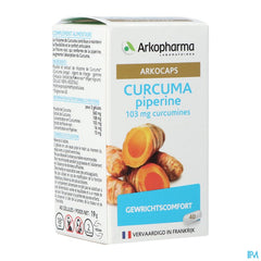 Arkogelules Curcuma Caps 40 Nf