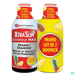 Xtraslim Draineur Max Duo 2x500ml