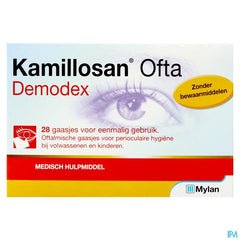 Kamillosan Ofta Demodex Lingettes 28