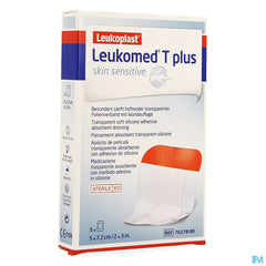 Leukomed T Plus Skin Sens. 7,2cmx5cm 5 7617800